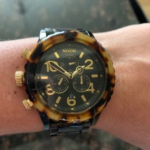 Nixon 38-20 Chronograph Tortoise Watch